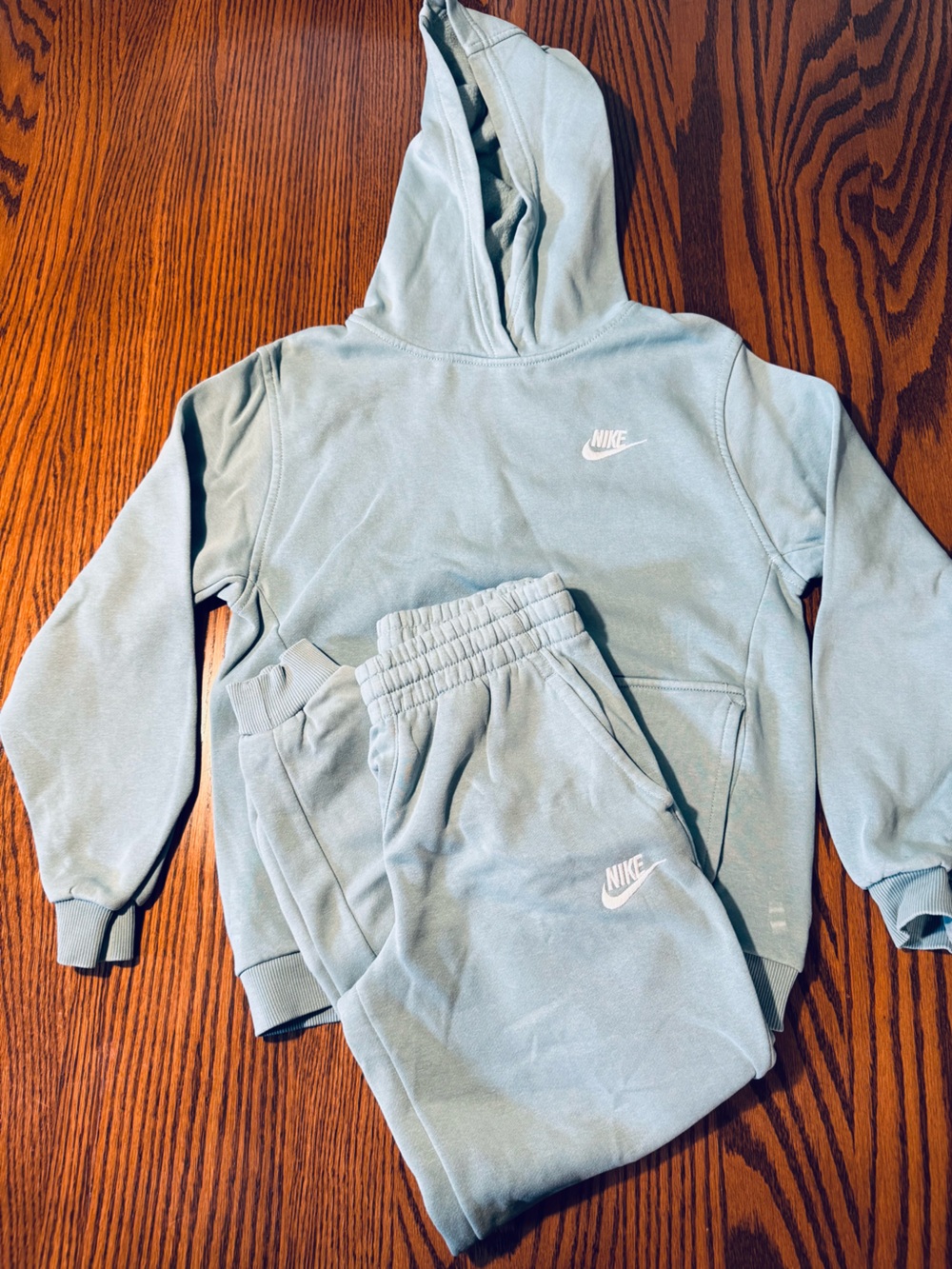 Nike Kids Light Green Hoodie & Jogger Set